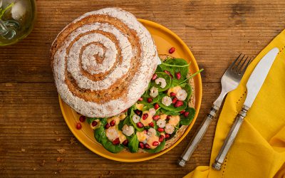 Antipasto Natalizio con pane Rusticano